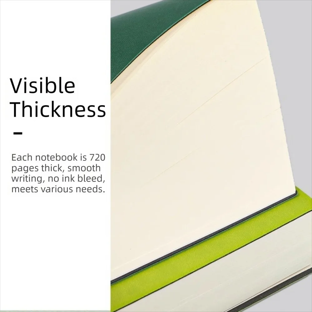 720 Page Blank Inner Notebook Synthetic Leather Surface Minimalist Drawing Book Small Soft Ultra Thick Notebook School Supplies
720 Page Blank Inner Notebook Synthetic Leather Surface Minimalist Drawing Book Small Soft Ultra Thick Notebook School Supplies