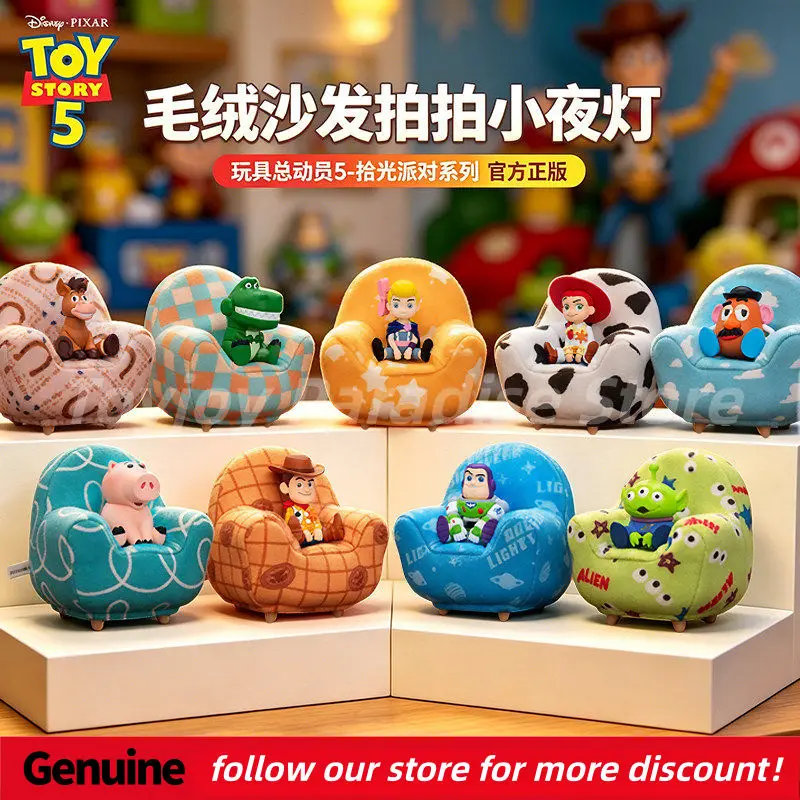 New Genuine Toy Story 5 Fur-Covered Sofa Lamp Figurine Blind Box Home Decor Collectible Gift For Animation Fans Woody Buzz
New Genuine Toy Story 5 Fur-Covered Sofa Lamp Figurine Blind Box Home Decor Collectible Gift For Animation Fans Woody Buzz