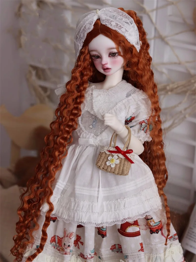 BJD Doll wig suitable for 1/4 1/3 Blythe size long curly hair/Cornwhisk roll imitation mohair super long seaweed hair
BJD Doll wig suitable for 1/4 1/3 Blythe size long curly hair/Cornwhisk roll imitation mohair super long seaweed hair