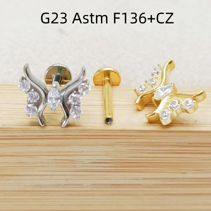 10pcs 16G Titanium Astm F136 New CZ Internal Thread Lip Labret Bar Ear Helix Tragus Rook Barbells Stud Body Piercing Jewelry
10pcs 16G Titanium Astm F136 New CZ Internal Thread Lip Labret Bar Ear Helix Tragus Rook Barbells Stud Body Piercing Jewelry