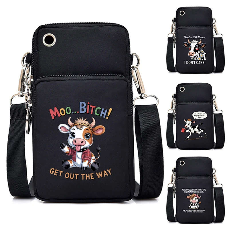 Sarcastic Humor Animal Cow Crossbody Bags for Women Fun Graphic Purses Handbags Harajuku Tote Bags Wallet Mini Mobile Phone Bag
Sarcastic Humor Animal Cow Crossbody Bags for Women Fun Graphic Purses Handbags Harajuku Tote Bags Wallet Mini Mobile Phone Bag