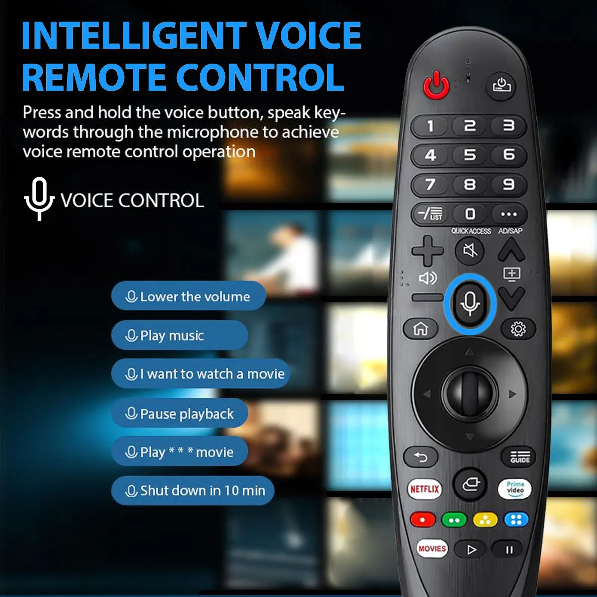 AN-MR20GA AKB75855501 with Voice and Pointer Function BT remote control for Smart TV Many Models 2019 2020 2021 2022
AN-MR20GA AKB75855501 with Voice and Pointer Function BT remote control for Smart TV Many Models 2019 2020 2021 2022