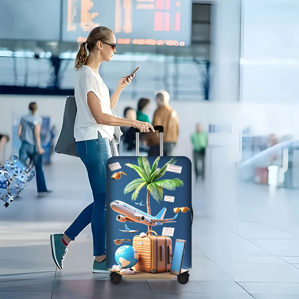 1PC Palm Tree Themed Printed Luggage Cover for luggage sizes 18-32 inches; dust and elastic travel accessories to effectively
1PC Palm Tree Themed Printed Luggage Cover for luggage sizes 18-32 inches; dust and elastic travel accessories to effectively