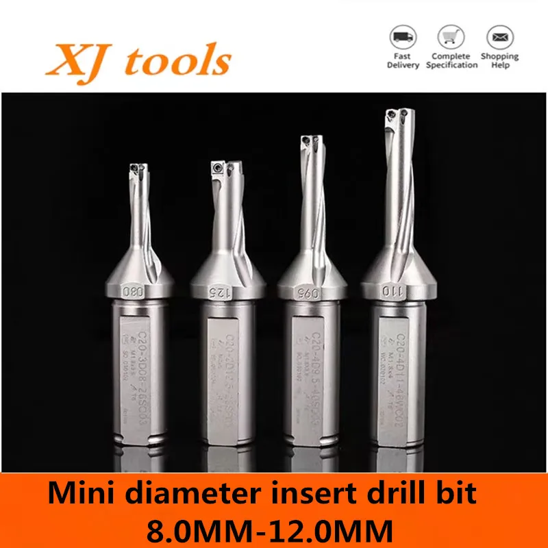 Small diameter insert drill bit C20-8.5 9 10 10.5 11 11.5 12 SO series U drill Fast drill bit for SOMG insert Mechanical Lather
Small diameter insert drill bit C20-8.5 9 10 10.5 11 11.5 12 SO series U drill Fast drill bit for SOMG insert Mechanical Lather