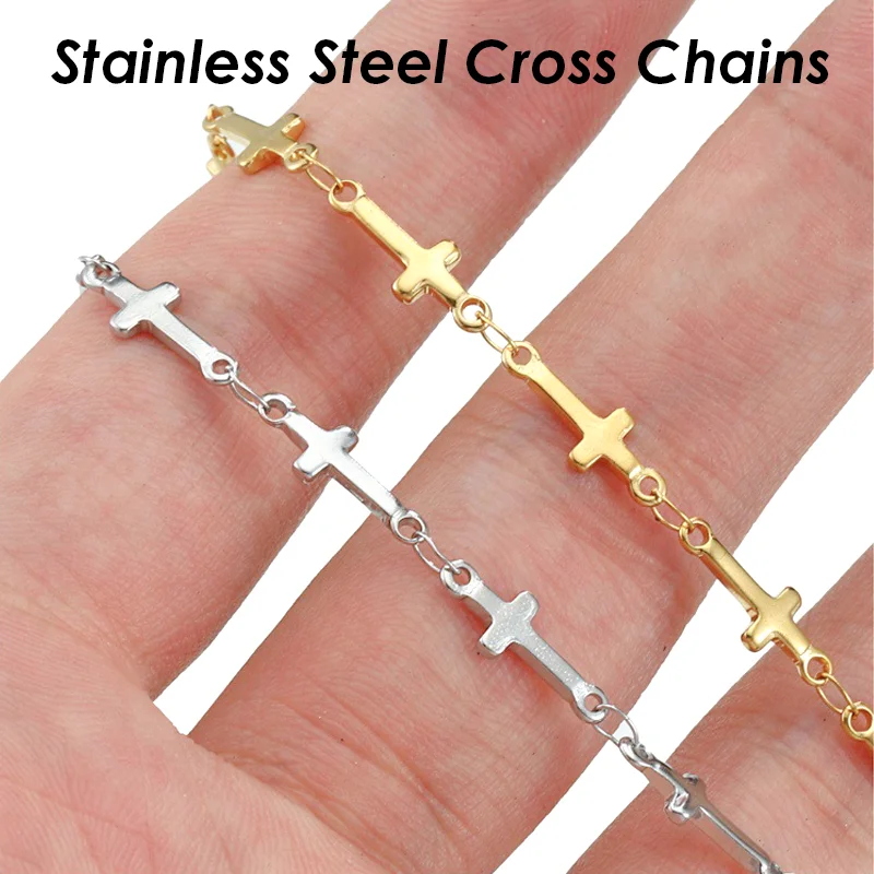 10 Feet Cross Link Chain Stainless Steel Chain for Necklace or Bracelet Tarnish Free Gold Bulk Chain for Jewelry Making
10 Feet Cross Link Chain Stainless Steel Chain for Necklace or Bracelet Tarnish Free Gold Bulk Chain for Jewelry Making