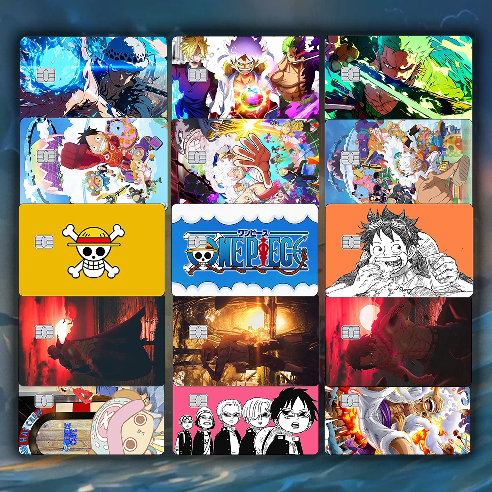 Anime ONE PIECE Credit Card Skin Sticker Animated Luffy Matte Stickers for VISA JCB Mastercard and Other IC Bank Card Decoration
Anime ONE PIECE Credit Card Skin Sticker Animated Luffy Matte Stickers for VISA JCB Mastercard and Other IC Bank Card Decoration