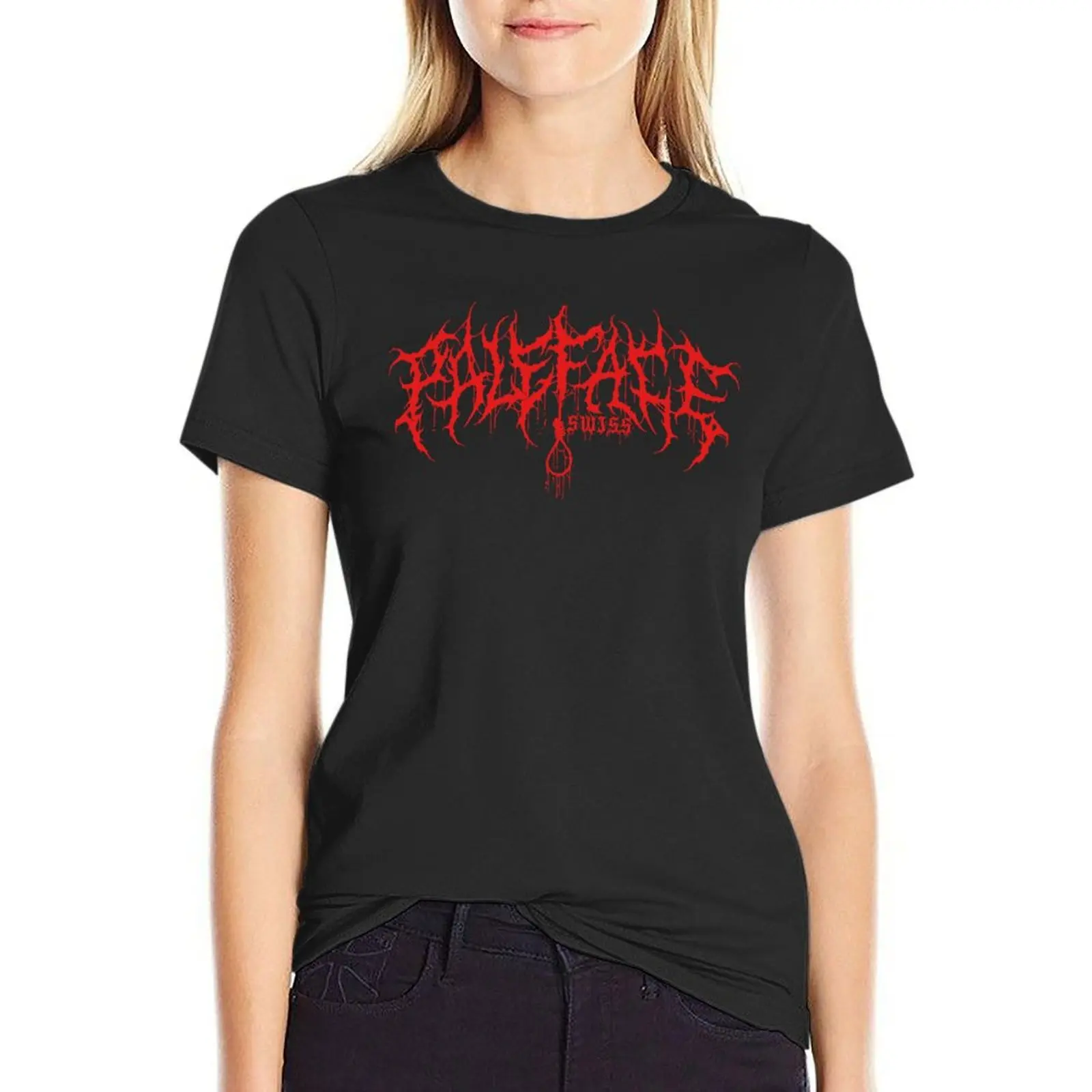 Paleface Swiss Paleface Swiss Red T-Shirt shirts graphic tees tops summer top Woman fashion
Paleface Swiss Paleface Swiss Red T-Shirt shirts graphic tees tops summer top Woman fashion