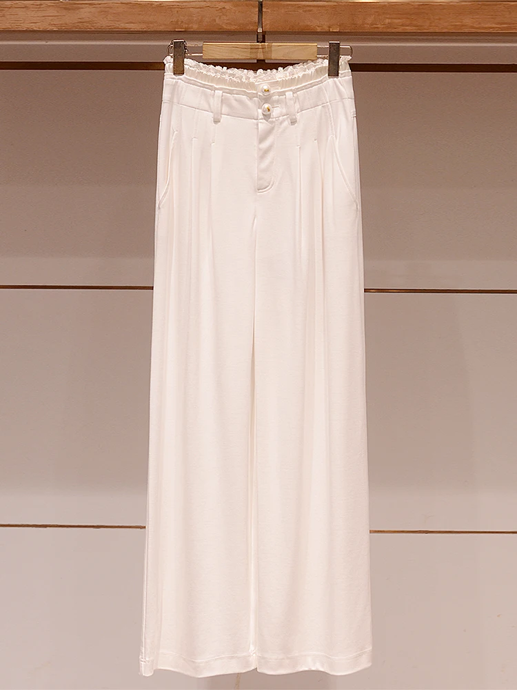 Брюки с высокой талией, драпировкой, широкими штанинами, на пуговицах, кружевные, повседневные, прямые, с эффектом похудения, летние, 2025, женская мода
Брюки с высокой талией, драпировкой, широкими штанинами, на пуговицах, кружевные, повседневные, прямые, с эффектом похудения, летние, 2025, женская мода