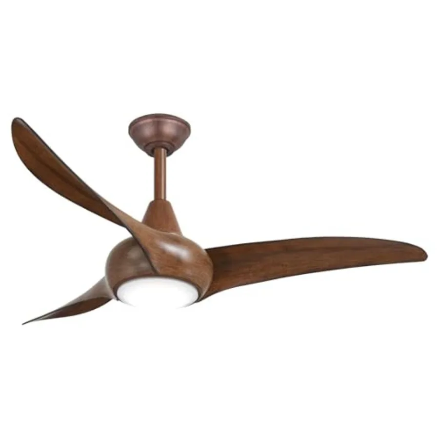 Ceiling fan for indoor use, wood material, distressed koa finish, energy-efficient LED light and remote control included
Ceiling fan for indoor use, wood material, distressed koa finish, energy-efficient LED light and remote control included