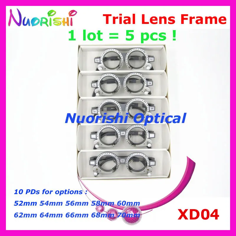 XD04 5pcs Fixed PD Distance Optometry Grey Gray Trial Lens Frame Customzied PDs
XD04 5pcs Fixed PD Distance Optometry Grey Gray Trial Lens Frame Customzied PDs