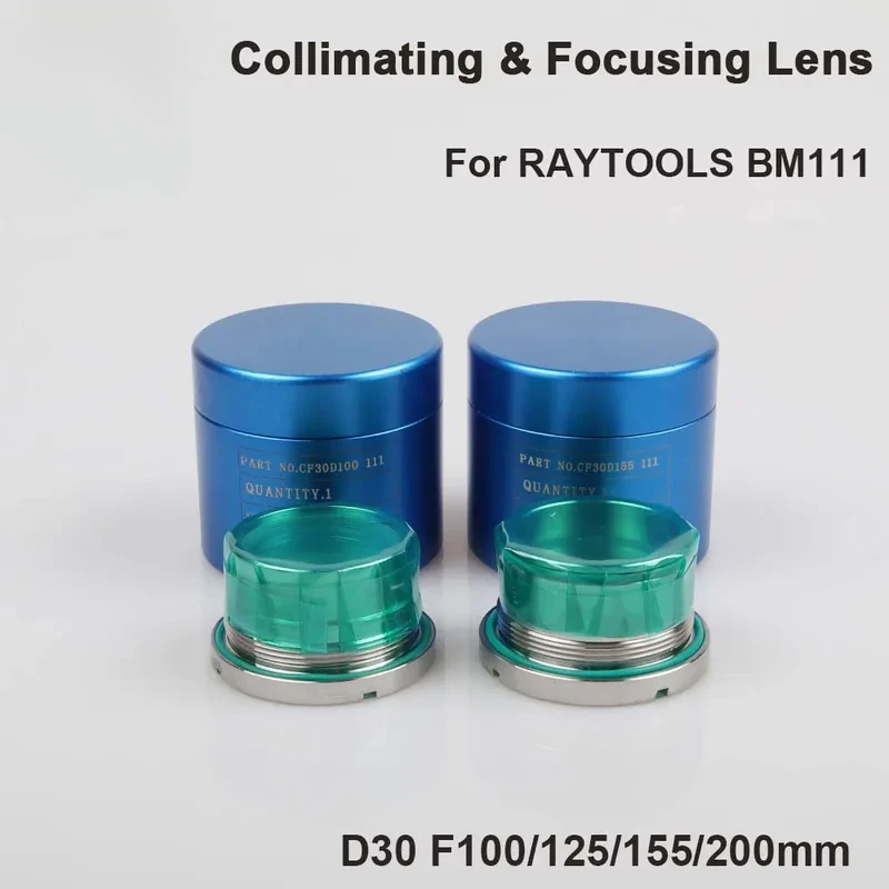 BM111 0-3.3KW Collimating & Focusing Lens D30 F100 F125/F155mm with Lens Holder for Raytools Laser Cutting Head BM111
BM111 0-3.3KW Collimating & Focusing Lens D30 F100 F125/F155mm with Lens Holder for Raytools Laser Cutting Head BM111