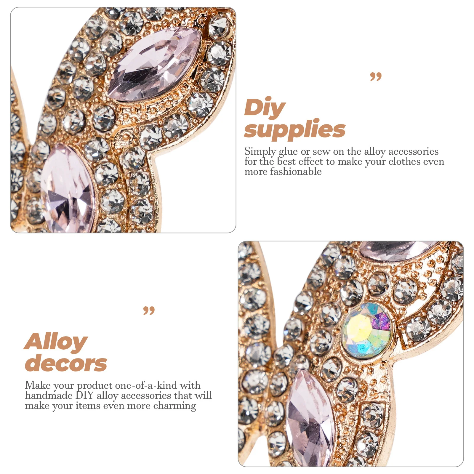 Rhinestone Butterfly Alloy Applique Decorative Patch for Shoes Garments DIY Supplies Modern Trendy Clothing Accessories
Rhinestone Butterfly Alloy Applique Decorative Patch for Shoes Garments DIY Supplies Modern Trendy Clothing Accessories