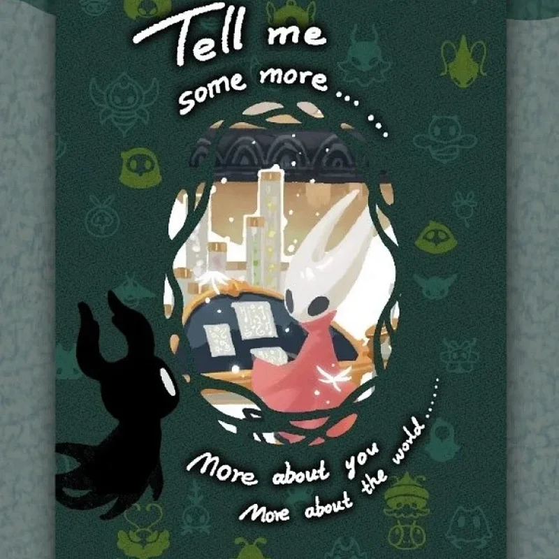 Presale Chinese Version Hollow Knight Fan Art Collection《Tell me some more》Exquisite Gift Art book/Raster card/Postcard/Sticker
Presale Chinese Version Hollow Knight Fan Art Collection《Tell me some more》Exquisite Gift Art book/Raster card/Postcard/Sticker
