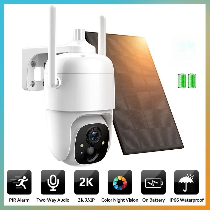 NEW Wireless Solar Security Camera, 365 Days Continuous Power, 2K Solar Powered Outdoor CCTV with PIR, Cloud/SD Storage
NEW Wireless Solar Security Camera, 365 Days Continuous Power, 2K Solar Powered Outdoor CCTV with PIR, Cloud/SD Storage