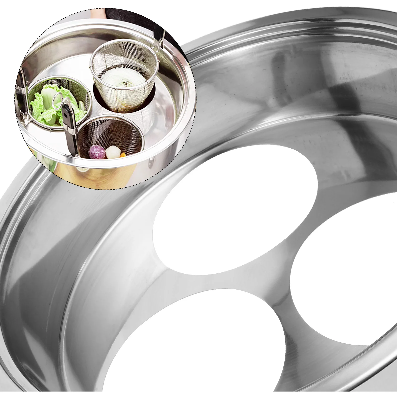 Stainless Steel Rack Slotted Spoon St For Hot Pot Ladle Holder Strainer Insert Stewing Wok Outdoor Pan Kitchen
Stainless Steel Rack Slotted Spoon St For Hot Pot Ladle Holder Strainer Insert Stewing Wok Outdoor Pan Kitchen