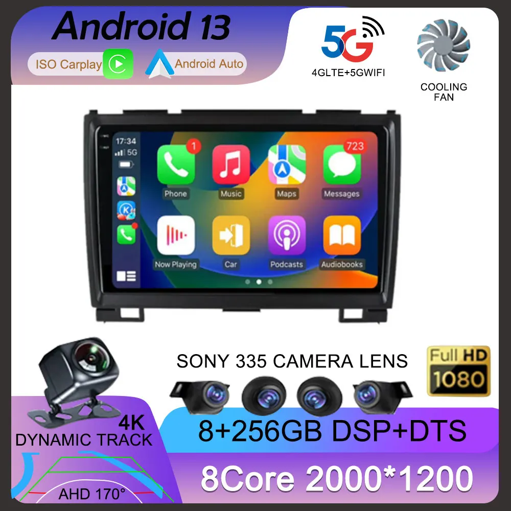 Android 13 Carplay Car Radio For Haval Hover Great Wall H3 H5 2011-2016 Navigation GPS Multimedia Video Player 2din Head Unit BT
Android 13 Carplay Car Radio For Haval Hover Great Wall H3 H5 2011-2016 Navigation GPS Multimedia Video Player 2din Head Unit BT