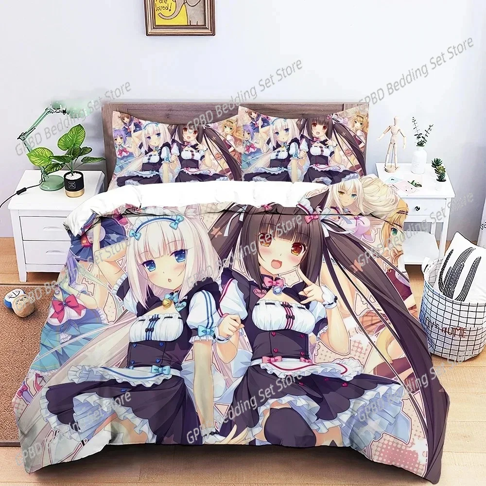 3D Anime Nekopara Sexy Girl 3D Duvet Cover Bedding Set Comforter Linen Pillowcases Home Decor Single Double Twin King Queen
3D Anime Nekopara Sexy Girl 3D Duvet Cover Bedding Set Comforter Linen Pillowcases Home Decor Single Double Twin King Queen