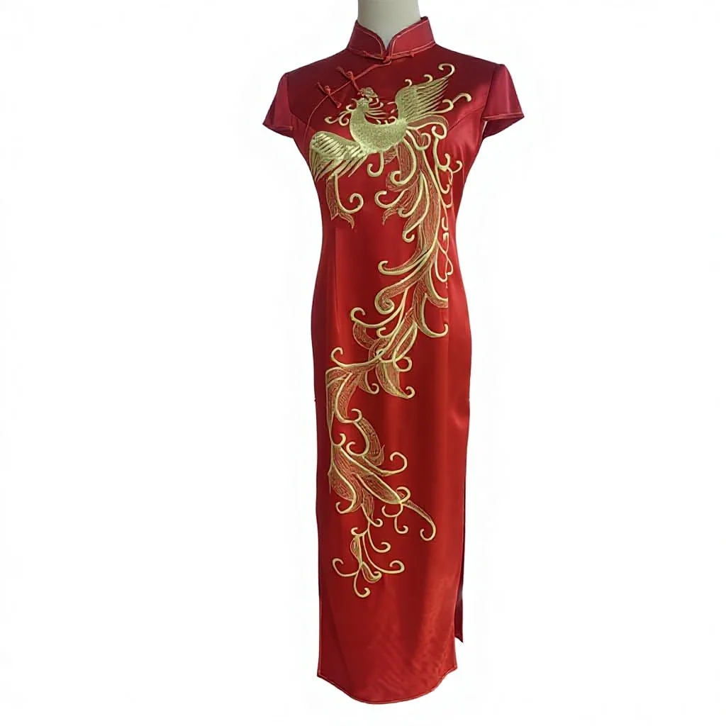 High-End Traditional Chinese Cheongsam Evening Wear Slimming Figure Personalized Hand-Embroidered Phoenix Pattern Customizable
High-End Traditional Chinese Cheongsam Evening Wear Slimming Figure Personalized Hand-Embroidered Phoenix Pattern Customizable