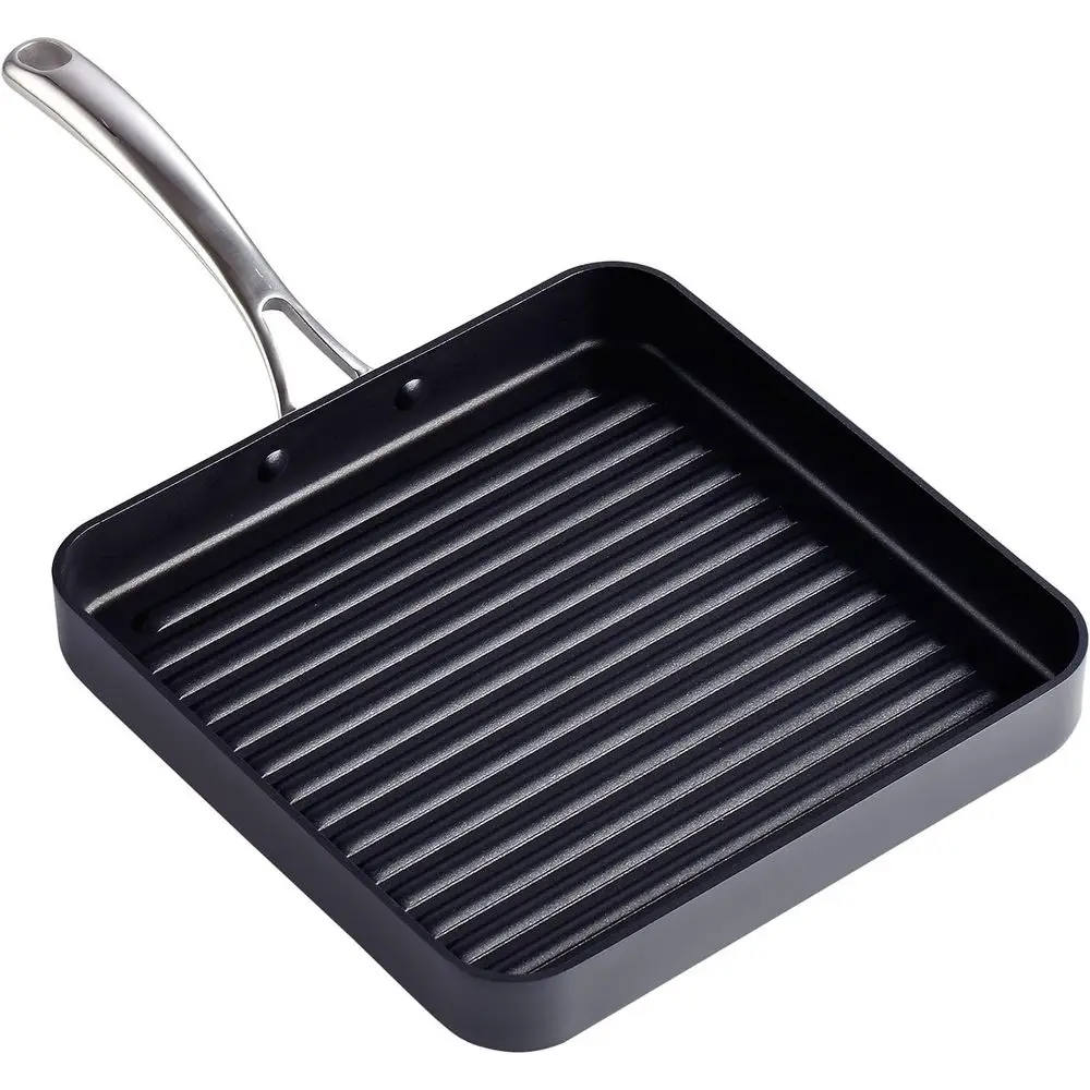Nonstick Square Grill Pan 11 x 11-Inch, Hard Anodized Grilling Skillet Pan Cookware or Camping, Home Use
Nonstick Square Grill Pan 11 x 11-Inch, Hard Anodized Grilling Skillet Pan Cookware or Camping, Home Use