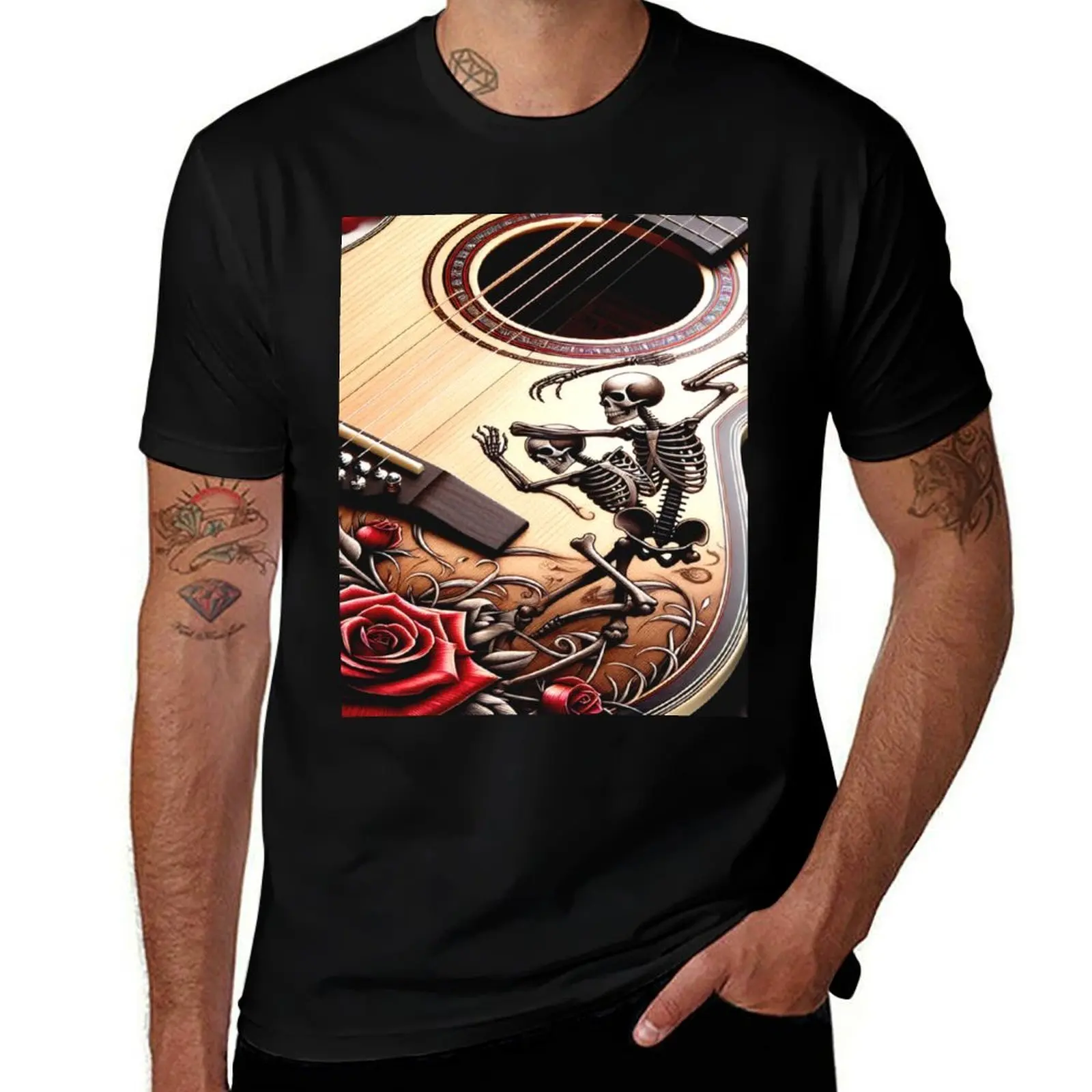 Acoustic Guitar Dead Skeletons and Grateful Roses T-Shirt affliction shirts mens workout shirts
Acoustic Guitar Dead Skeletons and Grateful Roses T-Shirt affliction shirts mens workout shirts