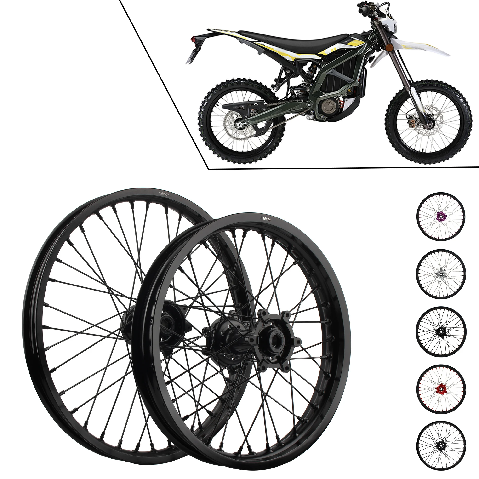 Для Surron Ultra Bee электрические мотоциклетные колеса велосипедная тюнинговая ступица переднего и заднего колеса 21 × 1,6 дюйма 18 × 2,15 дюйма Мотокросс Supermoto
Для Surron Ultra Bee электрические мотоциклетные колеса велосипедная тюнинговая ступица переднего и заднего колеса 21 × 1,6 дюйма 18 × 2,15 дюйма Мотокросс Supermoto