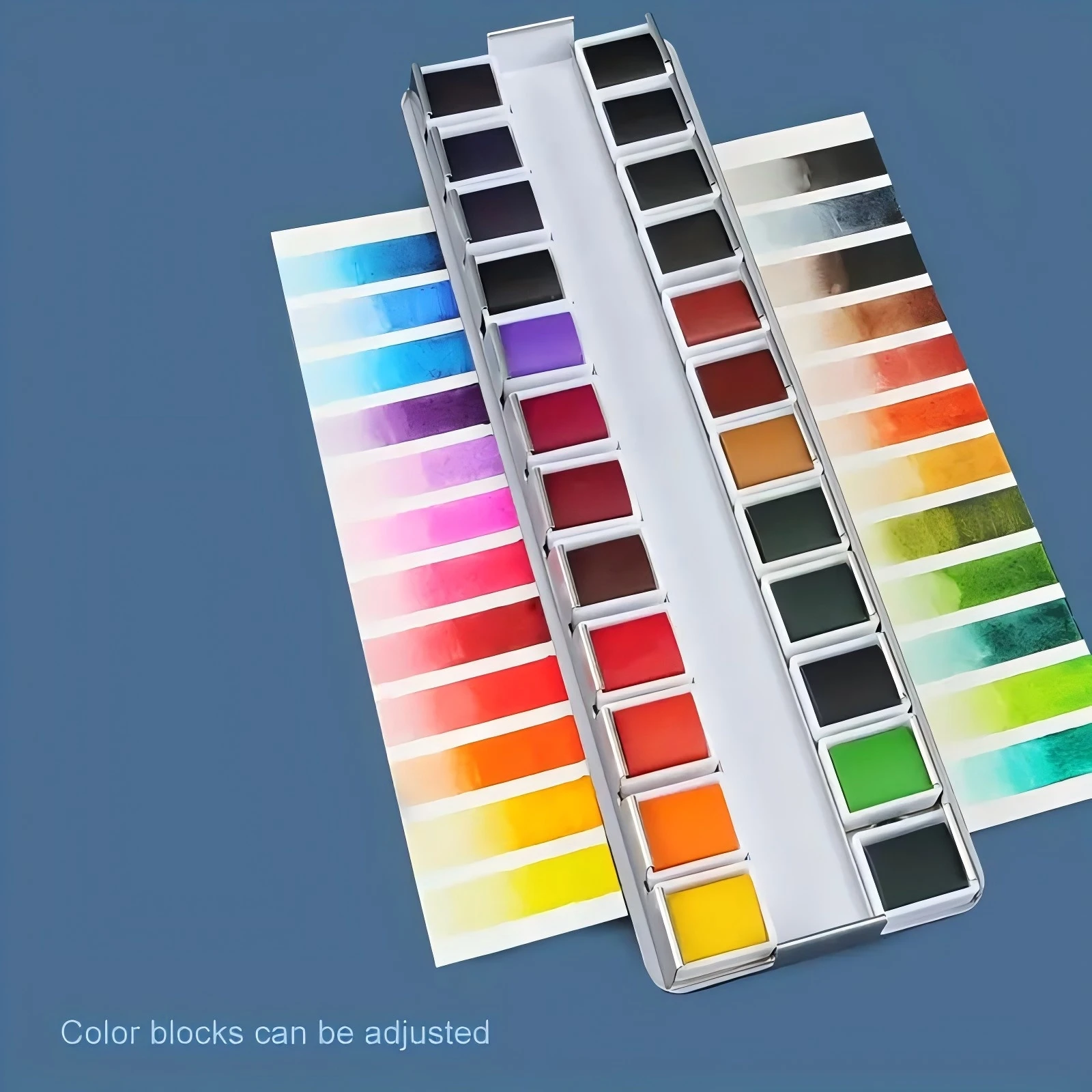 24-цветные акварельные краски, моющийся набор акварельных красок, профессиональные принадлежности для рисования, подходят для взрослых и художников.
24-цветные акварельные краски, моющийся набор акварельных красок, профессиональные принадлежности для рисования, подходят для взрослых и художников.