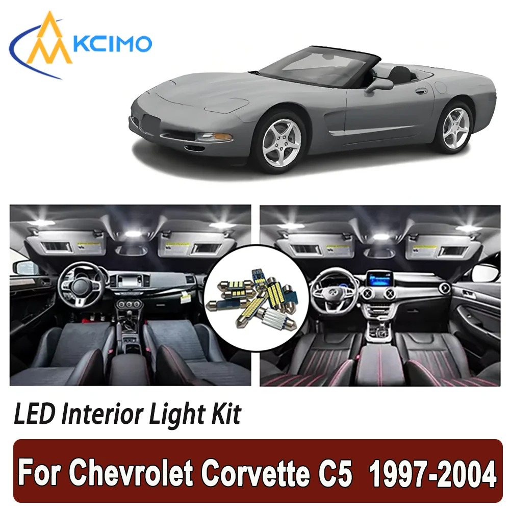 Kcimo LED For Chevrolet Corvette C5 (1997-2004) Premium Bright LED Interior Dome Map Trunk Light Kit Car Led Lamps Car LED Light
Kcimo LED For Chevrolet Corvette C5 (1997-2004) Premium Bright LED Interior Dome Map Trunk Light Kit Car Led Lamps Car LED Light
