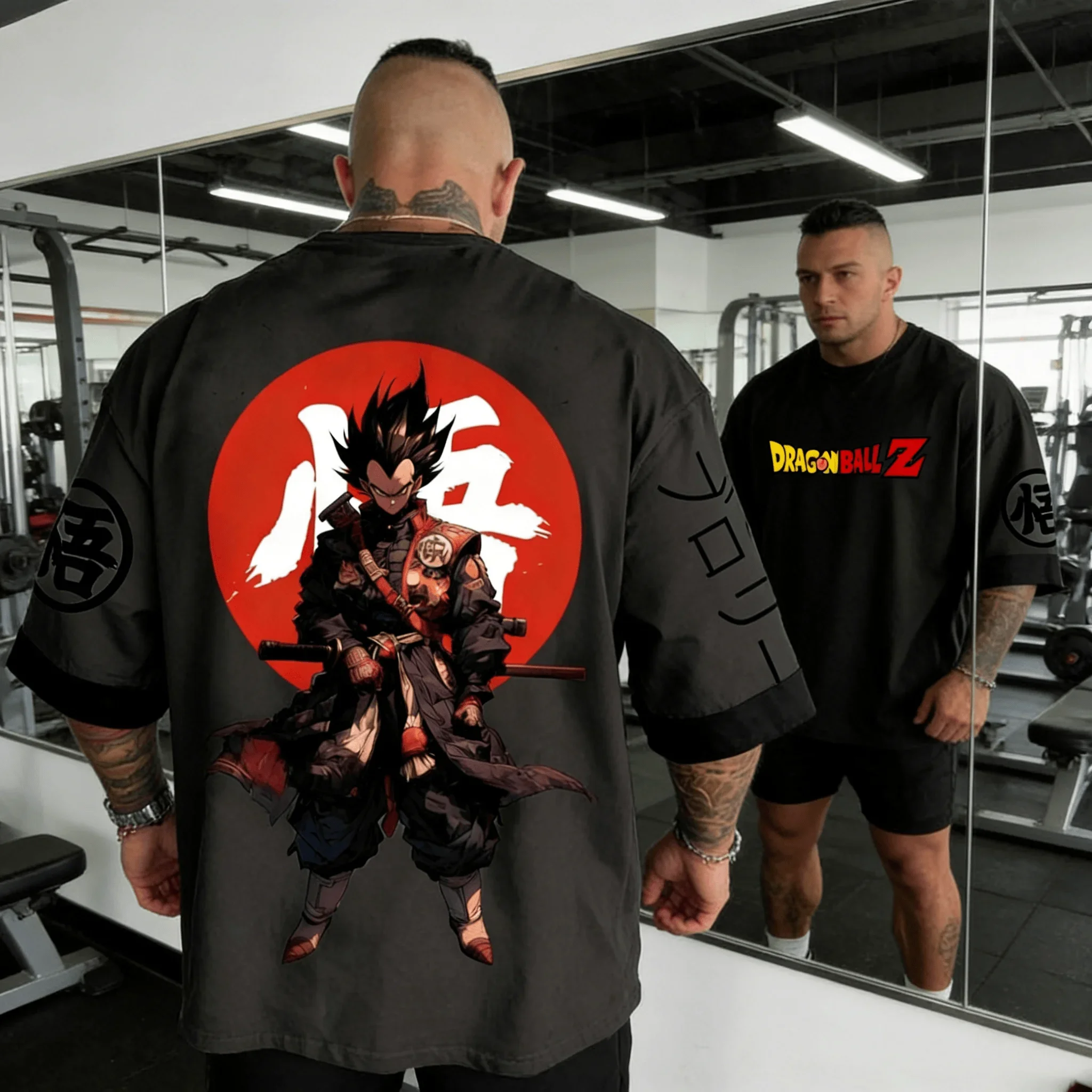 Unisex Dragon Ball Goku Oversized T-Shirt Bushido Graffiti Surge Print Cotton Casual Loose Fit Anime Graphic Top for Men Women
Unisex Dragon Ball Goku Oversized T-Shirt Bushido Graffiti Surge Print Cotton Casual Loose Fit Anime Graphic Top for Men Women