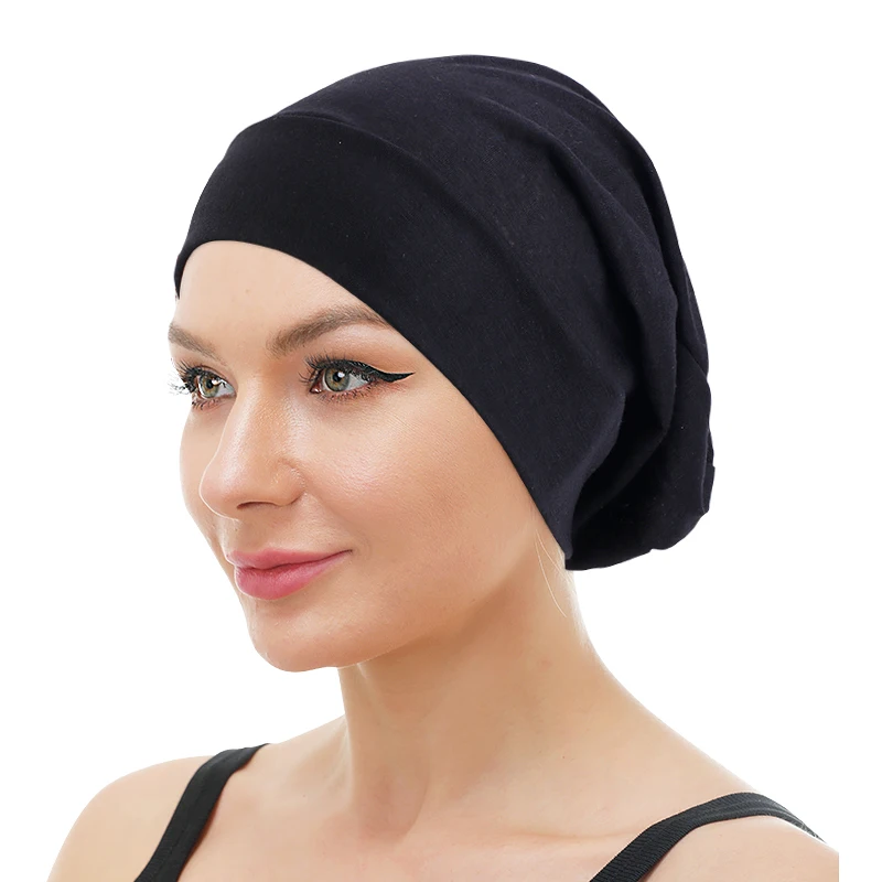 New Muslim Inner Turban Baggy Hat Night Sleep Cap Headscarf Islamic Hijabs Head Wrap Soild Color Cancer Chemo Cap Turbante
New Muslim Inner Turban Baggy Hat Night Sleep Cap Headscarf Islamic Hijabs Head Wrap Soild Color Cancer Chemo Cap Turbante