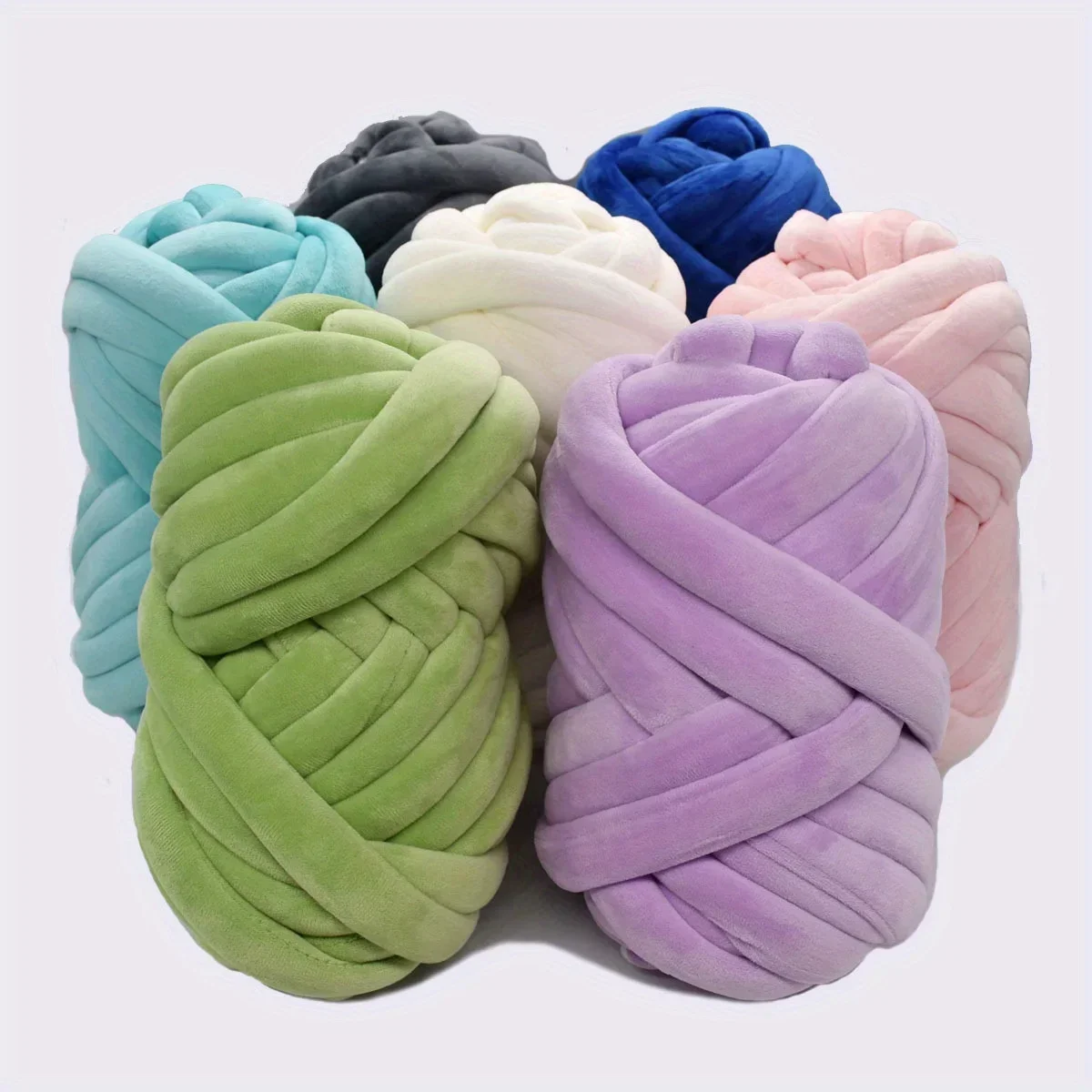 1pc Giant Soft Chunky Yarn - Velvet Jumbo Thread for Handmade DIY Throw Blankets Cushions, Pillows, Arm Knitting, Very Soft 500g
1pc Giant Soft Chunky Yarn - Velvet Jumbo Thread for Handmade DIY Throw Blankets Cushions, Pillows, Arm Knitting, Very Soft 500g