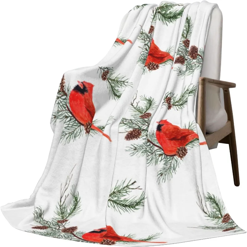 Christmas Cardinal Soft Warm Lightweight Decorative Blanket for Couch, Bed, Sofa, Travel 40x50 inch
Christmas Cardinal Soft Warm Lightweight Decorative Blanket for Couch, Bed, Sofa, Travel 40x50 inch