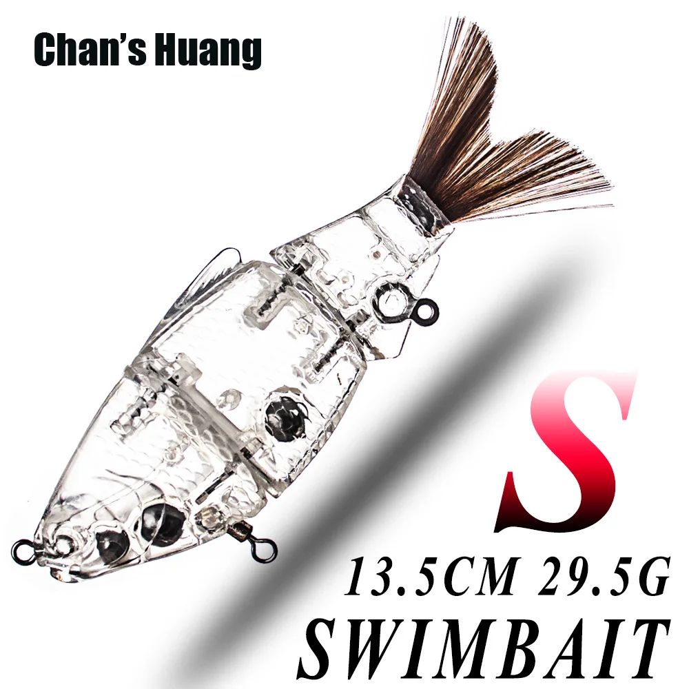 Chan's Huang 5.31GINCH 1.04OZ Unpainted Swimbait Fishing Lure Sinking 2 Jointed Aritificial Hard Bait Blank For DIY 10PCS
Chan's Huang 5.31GINCH 1.04OZ Unpainted Swimbait Fishing Lure Sinking 2 Jointed Aritificial Hard Bait Blank For DIY 10PCS