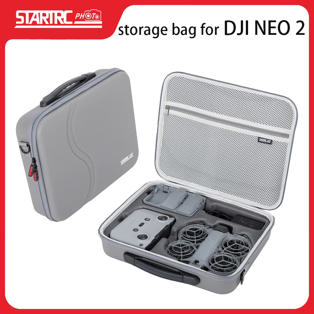 Carrying Case for DJI Neo 2 Fly More Combo Accessories Portable PU Protective Storage Bag Support RC-N3/RC-N Remote Controller
Carrying Case for DJI Neo 2 Fly More Combo Accessories Portable PU Protective Storage Bag Support RC-N3/RC-N Remote Controller