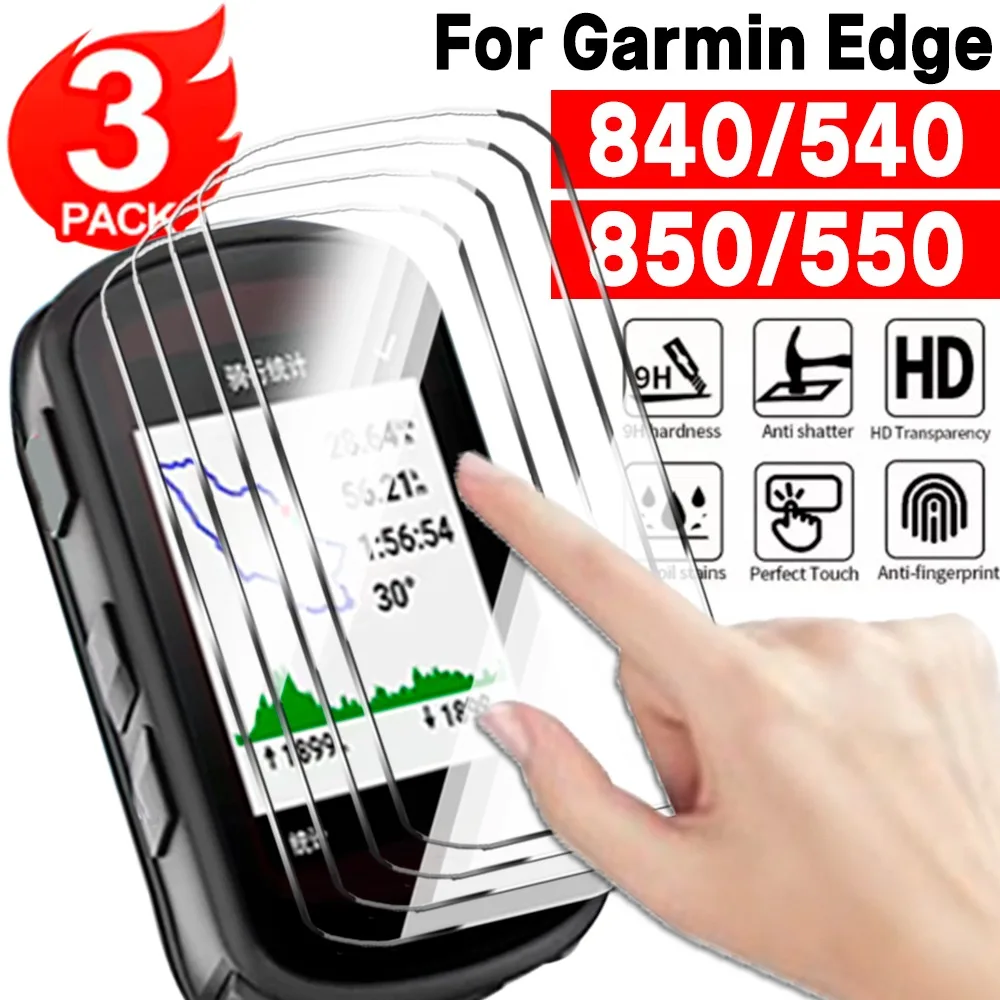1-3Pcs 9H Hardness Tempered Glass for Garmin Edge 840/540 GPS Screen Protectors for Edge 850/550 Anti-scratch Protective Films
1-3Pcs 9H Hardness Tempered Glass for Garmin Edge 840/540 GPS Screen Protectors for Edge 850/550 Anti-scratch Protective Films