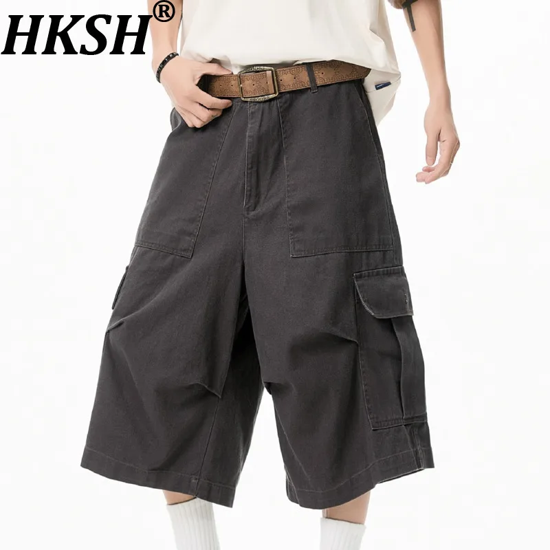 HKSH Spring Summer Men New High Street Fashion Trend Pocket Zipper Stylish Straight Chic Capris Safari Style Cargo Pants HK8402
HKSH Spring Summer Men New High Street Fashion Trend Pocket Zipper Stylish Straight Chic Capris Safari Style Cargo Pants HK8402