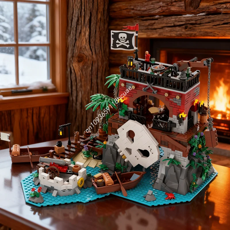 1411pcs MOC Skull Island Remake Piratesed Model Building Blocks Christmas Gift Construction Assemble Toy DIY Creative Brick Kids
1411pcs MOC Skull Island Remake Piratesed Model Building Blocks Christmas Gift Construction Assemble Toy DIY Creative Brick Kids