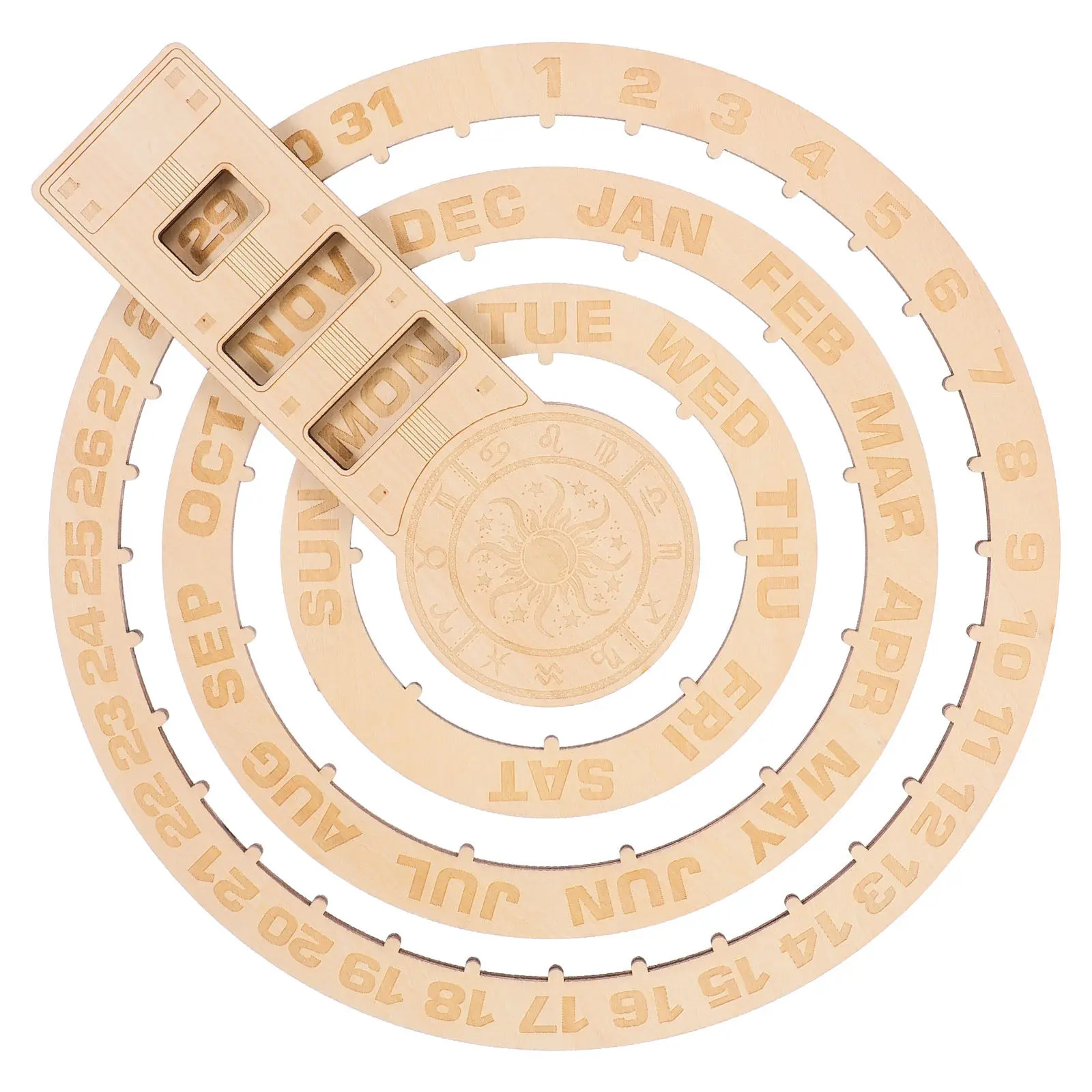 Вращающийся деревянный вечный календарь для стены - Ручной календарь с возможностью изменения, винтажный, для комнаты, спальни, книжной полки
Вращающийся деревянный вечный календарь для стены - Ручной календарь с возможностью изменения, винтажный, для комнаты, спальни, книжной полки