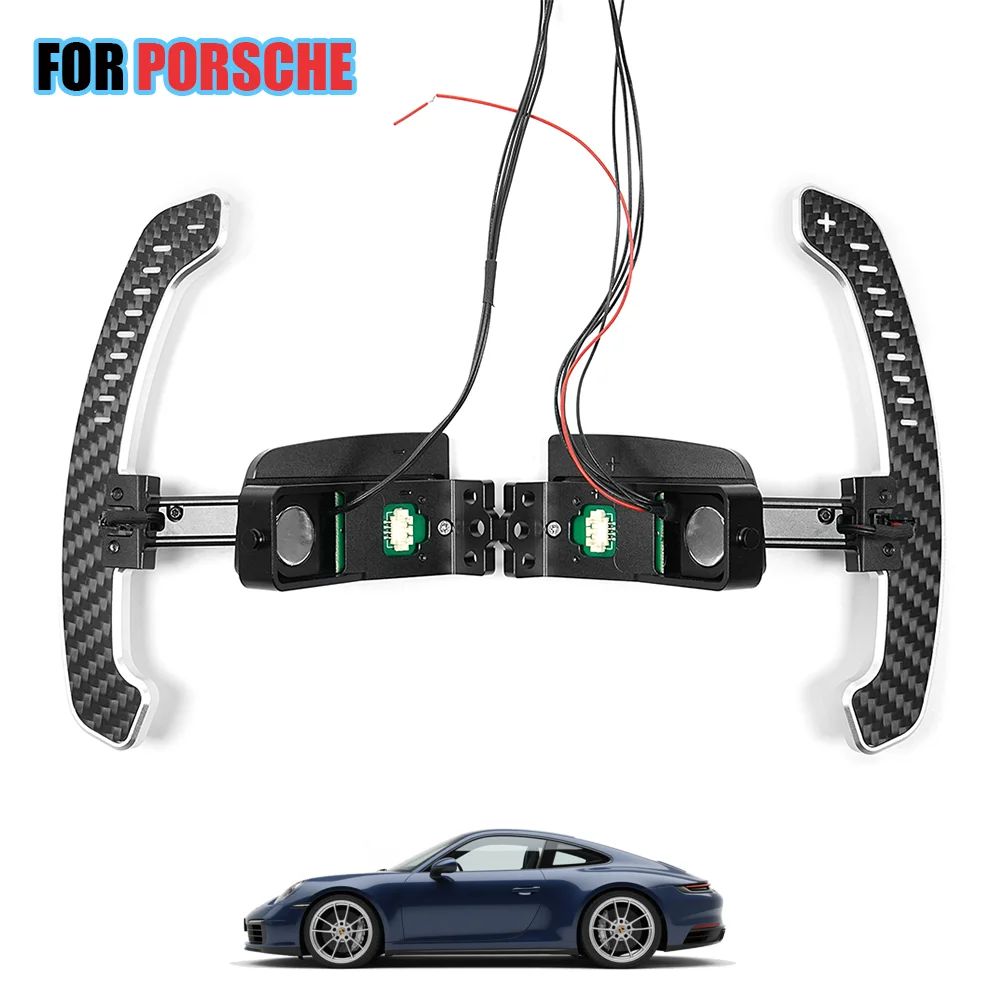 2026 New Aluminum Alloy LED Magnetic Paddle Shifters Carbon Fiber For Porsche 992 GT3 911 718 Macan Taycan
2026 New Aluminum Alloy LED Magnetic Paddle Shifters Carbon Fiber For Porsche 992 GT3 911 718 Macan Taycan