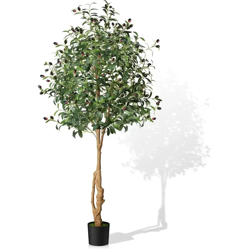 Artificial Olive Tree, Tall Faux Silk Plant Artificial Tree in Indoor Potted Oliver Branch Leaves and Fruits
Artificial Olive Tree, Tall Faux Silk Plant Artificial Tree in Indoor Potted Oliver Branch Leaves and Fruits
