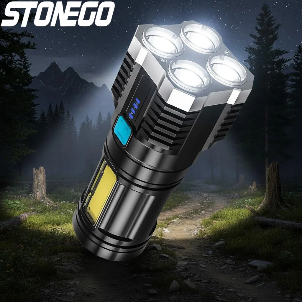 Multifunctional LED High Beam Flashlight COB Side Light USB Charging Outdoor Portable Hiking Exploration Gear
Multifunctional LED High Beam Flashlight COB Side Light USB Charging Outdoor Portable Hiking Exploration Gear