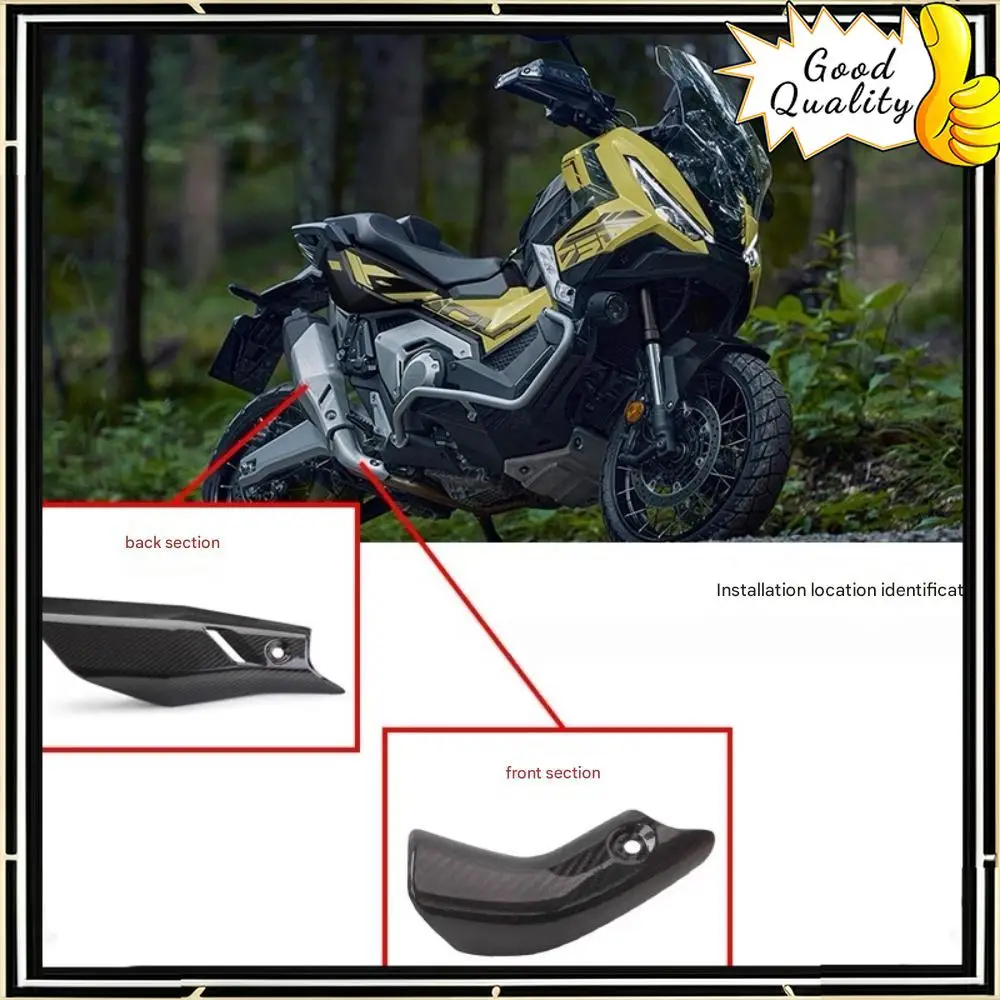 Good Quality For Honda XADV750 modified exhaust pipe accessories real carbon fiber anti-scalding cover protective cover shell
Good Quality For Honda XADV750 modified exhaust pipe accessories real carbon fiber anti-scalding cover protective cover shell