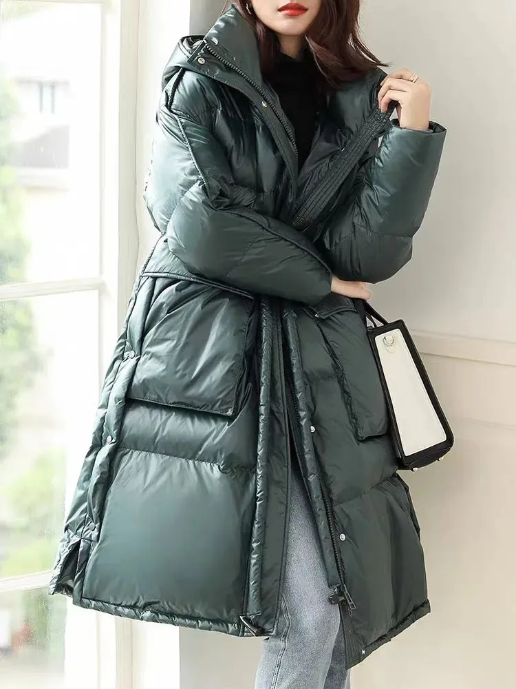 Cotton Padded Down Jacket Women's 2024 New Mid Length Hooded Parka Loose Big Pocket Long Snow Parka Coat Women
Cotton Padded Down Jacket Women's 2024 New Mid Length Hooded Parka Loose Big Pocket Long Snow Parka Coat Women