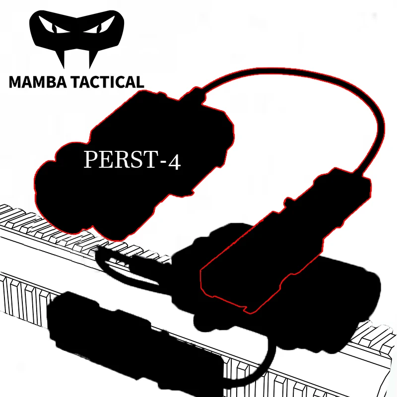 WADSN Metal PERST-4 Battery Box P4 Red/Green/Blue KV-5P Remote Pressure Switch M300 M600 Scout Light LED Flashlight
WADSN Metal PERST-4 Battery Box P4 Red/Green/Blue KV-5P Remote Pressure Switch M300 M600 Scout Light LED Flashlight