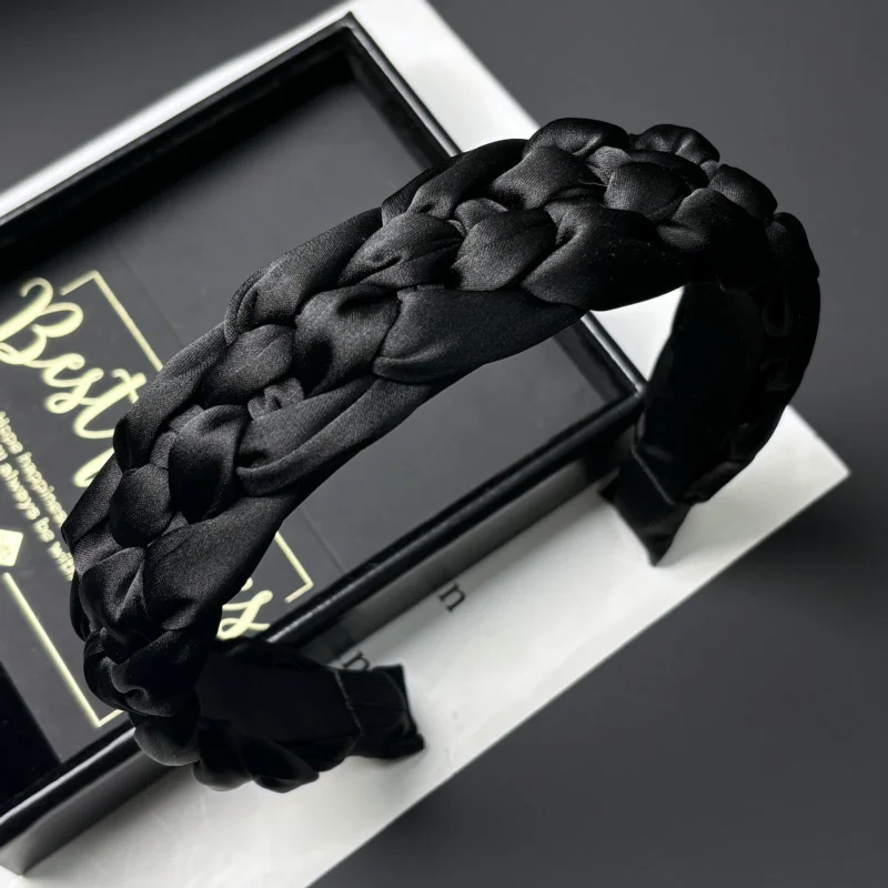 Vintage Woven Headband2024New Style Elegant Outdoor Versatile Hair Band Headband High Crown Wide Face Washing Headband
Vintage Woven Headband2024New Style Elegant Outdoor Versatile Hair Band Headband High Crown Wide Face Washing Headband