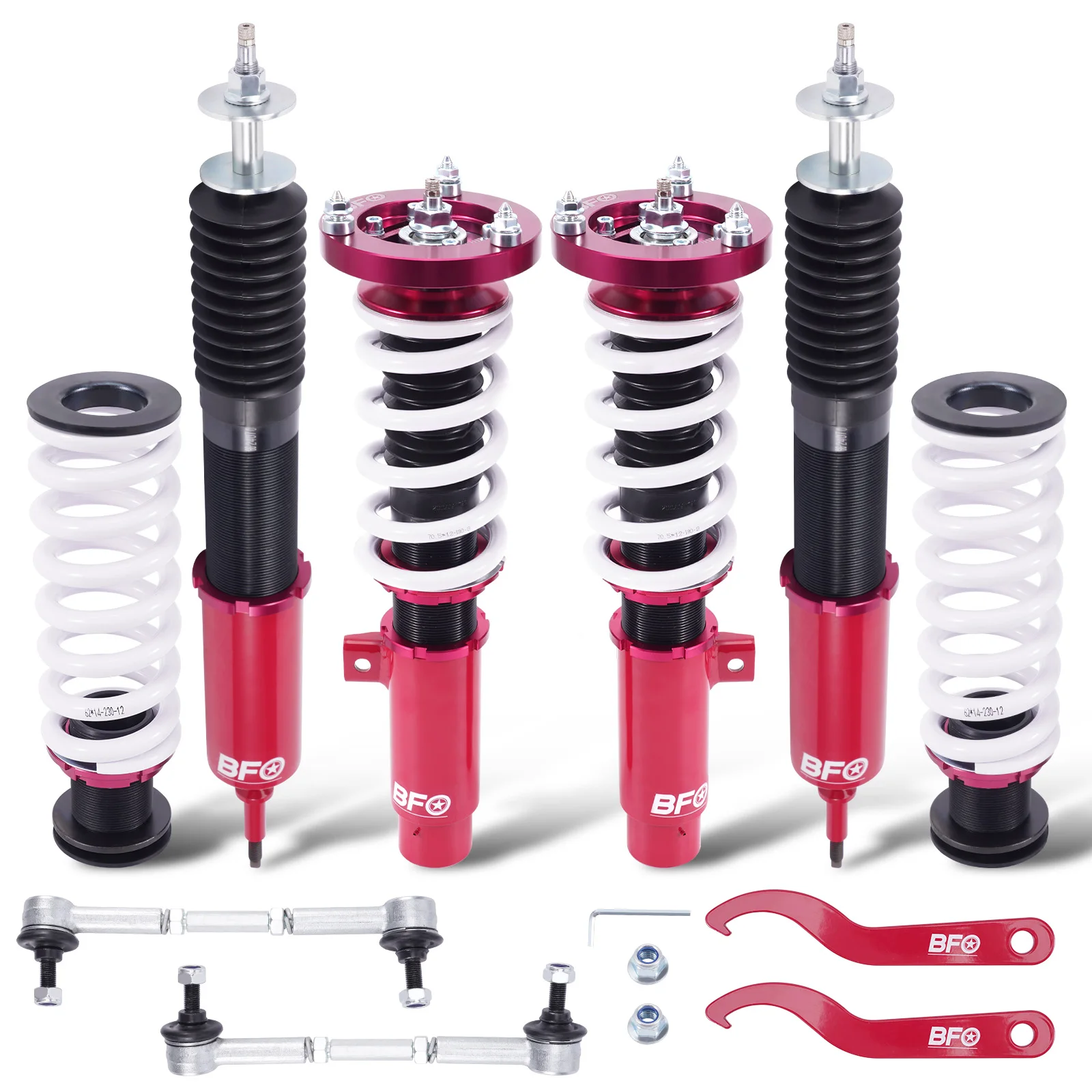 24 Way Damper Coilovers for BMW E90 E92 316i 325i 328i 330i 335i RWD 2005-2013 Racing Lowering Shocks Springs Kit
24 Way Damper Coilovers for BMW E90 E92 316i 325i 328i 330i 335i RWD 2005-2013 Racing Lowering Shocks Springs Kit