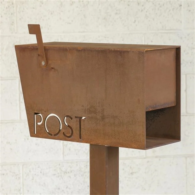 Modern Outdoor Decoration Corten Steel Mailbox for Home
Modern Outdoor Decoration Corten Steel Mailbox for Home