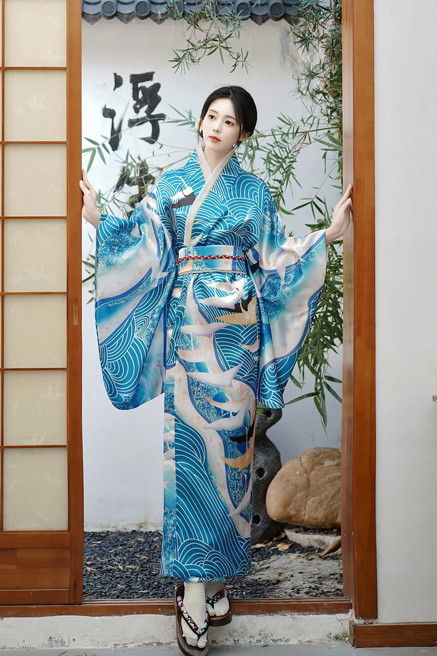 Women's Elegants Japanese Kimono Sexy Yukata with Obi Cosplay Costume National Novelty Evening Dress Printed Flower Geisha Gown
Women's Elegants Japanese Kimono Sexy Yukata with Obi Cosplay Costume National Novelty Evening Dress Printed Flower Geisha Gown