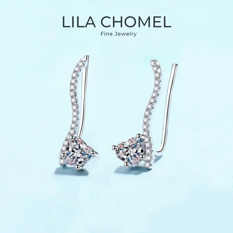 Girl Friend Birthday Gift 18K White Gold Women Wedding Earrings 1CT Moissanite Diamond PT950 Wife Valentine's Day Fine Jewelry
Girl Friend Birthday Gift 18K White Gold Women Wedding Earrings 1CT Moissanite Diamond PT950 Wife Valentine's Day Fine Jewelry