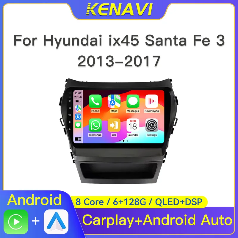 2 Din Android Car Stereo Radio For Hyundai Ix45 Santa Fe 2013-2017 Multimedia Player Navigation GPS Carplay Autoradio Head Unit
2 Din Android Car Stereo Radio For Hyundai Ix45 Santa Fe 2013-2017 Multimedia Player Navigation GPS Carplay Autoradio Head Unit