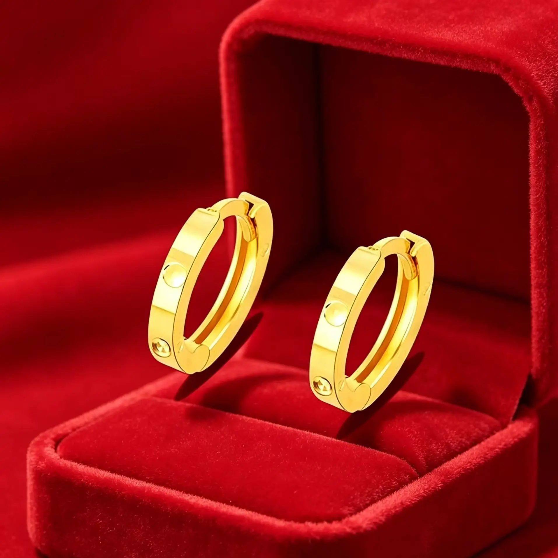 Gold Earring for Women 18K Earring Clip Clasp Design Simple Fashion Fine Jewelry Gift
Gold Earring for Women 18K Earring Clip Clasp Design Simple Fashion Fine Jewelry Gift